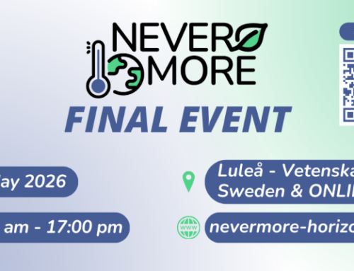 Luleå acoge el evento final del proyecto NEVERMORE para avanzar en la acción frente al cambio climático